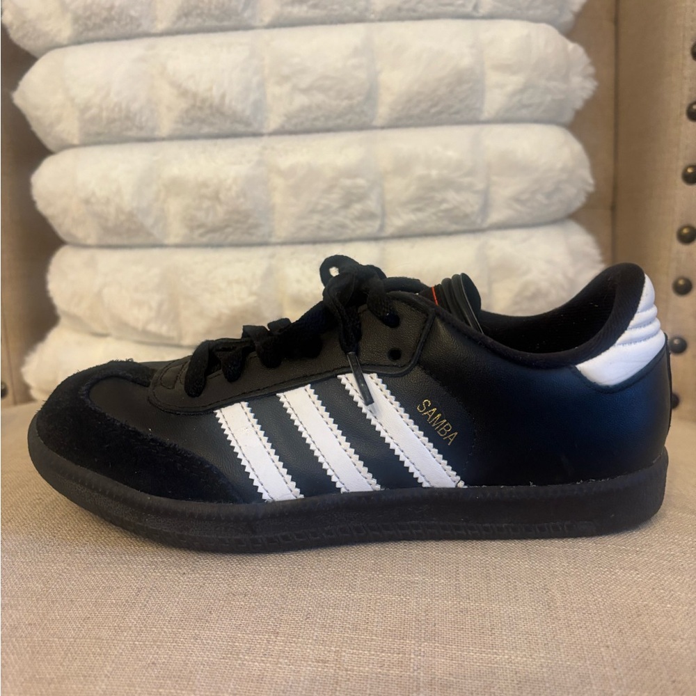 Adidas Black and White Samba Sneakers